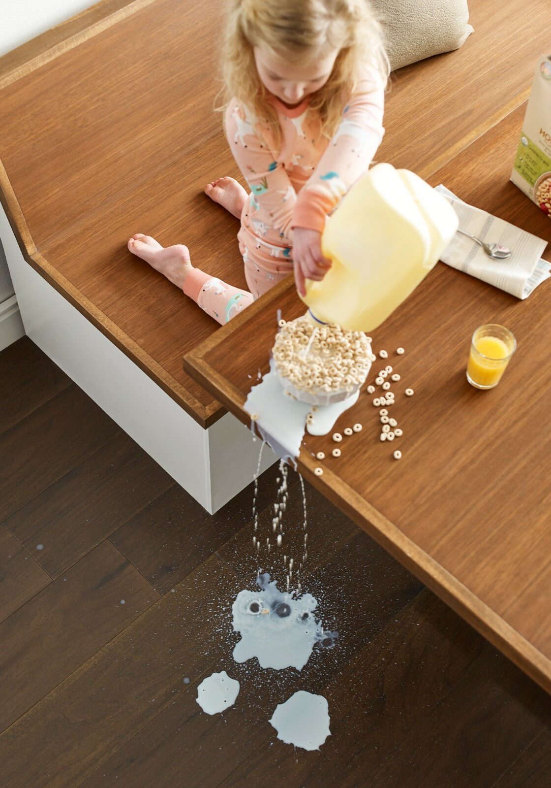 Milk spill cleaning | McKean's Floor to Ceiling